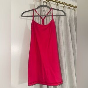 Pink lululemon tank top